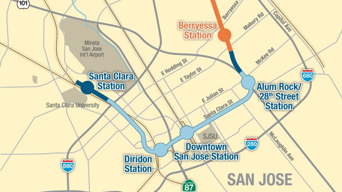 BART Phase 2 map